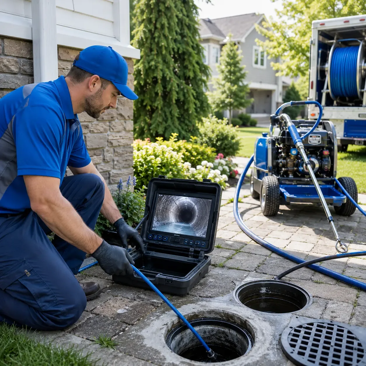 Outdoor drain cleaning professionals serving Weatherford, OK